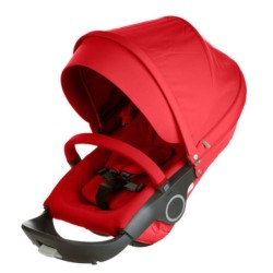 Stokke Crusi And XPlory Seat (Hood With Visor And Baby Pad) – Red