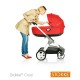 Stokke Crusi Carrycot With Hood / Visor – Red
