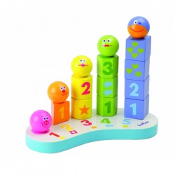 Boikido Wooden Stacking And Counting Game