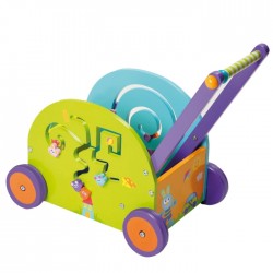 Boikido Wooden Push And Play – Rabbit Wagon
